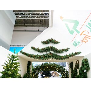 Сваг Еловый с шишками 270*36 см, ПВХ National Tree Company фото 5