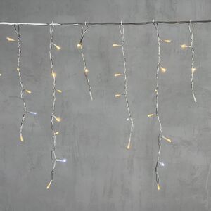 Светодиодная бахрома Quality Light 3.1*0.5 м, 150 теплых белых LED, холодное мерцание, прозрачный ПВХ, соединяемая, IP44 BEAUTY LED фото 2