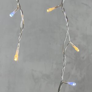 Светодиодная бахрома Quality Light 3.1*0.5 м, 150 теплых белых LED, холодное мерцание, прозрачный ПВХ, соединяемая, IP44 BEAUTY LED фото 3