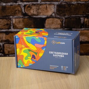 Светодиодная бахрома Quality Light 4.9*0.5 м, 240 розовых LED, черный ПВХ, соединяемая, IP44 BEAUTY LED фото 2