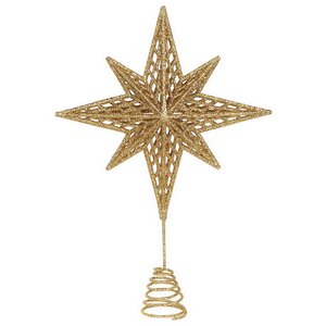 Звезда на елку Christmas Star 31 см золотая Goodwill фото 1