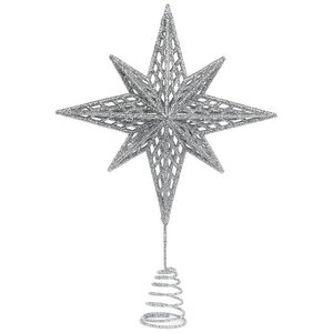 Елочная верхушка Christmas Star 31 см серебряная Goodwill фото 5