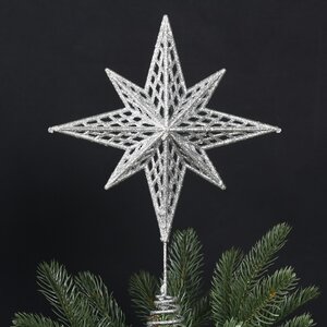 Елочная верхушка Christmas Star 31 см серебряная Goodwill фото 1