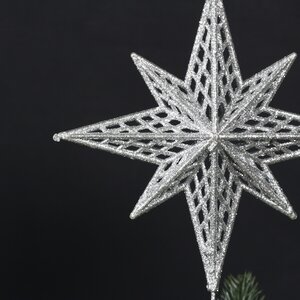 Елочная верхушка Christmas Star 31 см серебряная Goodwill фото 2
