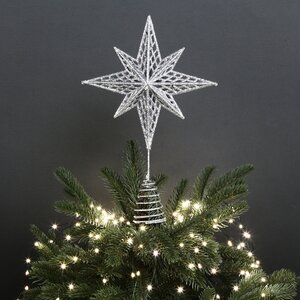 Елочная верхушка Christmas Star 31 см серебряная Goodwill фото 4