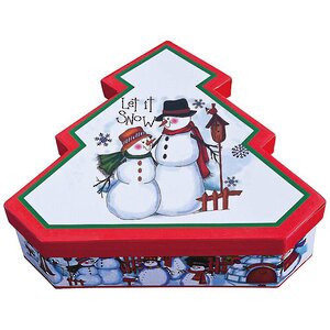 Набор шаров папье-маше в подарочной коробке Очаровательные Снеговички 7.5 см, 6 шт Mister Christmas фото 2