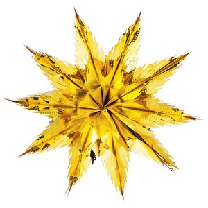 Звезда из фольги Королевская 60 см золотая