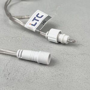 Светодиодная гирлянда 24V Quality Light 100 теплых белых LED ламп 10 м, прозрачный ПВХ, соединяемая, IP44 BEAUTY LED фото 6