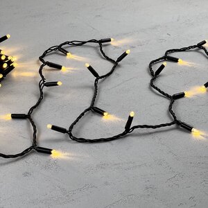 Светодиодная гирлянда Quality Light Cap 100 теплых белых LED, 10 м, черный ПВХ, соединяемая, IP65 BEAUTY LED фото 3