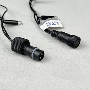 Светодиодная гирлянда Quality Light Cap 100 разноцветных LED, 10 м, черный ПВХ, соединяемая, IP65 BEAUTY LED фото 8