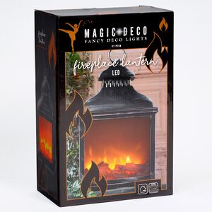 Декоративный фонарь - камин Джованни 39*25 см, батарейки Peha фото 10