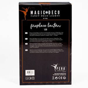 Декоративный фонарь - камин Джованни 39*25 см, батарейки Peha фото 11