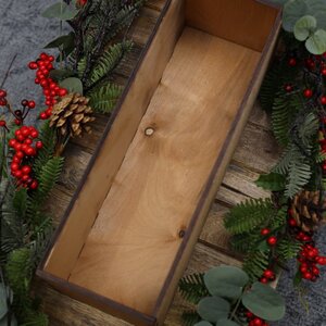 Деревянный подарочный ящик Wood Line: Merry Xmas 35 см Christmas Apple фото 8