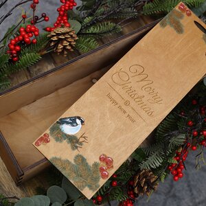 Деревянный подарочный ящик Wood Line: Merry Xmas 35 см Christmas Apple фото 5