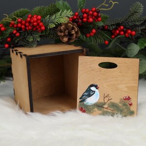 Деревянная подарочная коробка Wood Line: Mini 13 см Christmas Apple фото 5