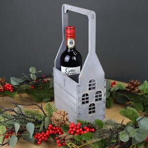 Подарочный ящик для вина Домик Нарден 37*19 см, для двух бутылок Christmas Apple фото 1