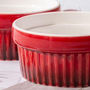Керамическая форма для выпечки - рамекин Мальта 11 см 2 шт красная Koopman фото 2
