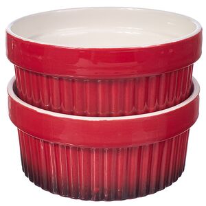Керамическая форма для выпечки - рамекин Мальта 11 см 2 шт красная Koopman фото 5