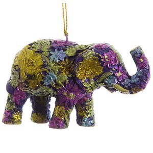 Елочная игрушка Индийский Слон - Лилейник 9 см, подвеска Goodwill фото 1