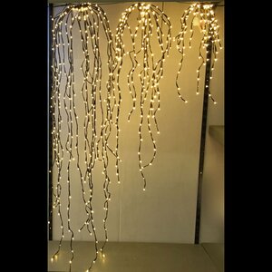 Светодиодные уличные Дреды, 2.4 м, 1120 теплых белых LED ламп, мерцание Rich Led фото 2