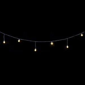 Светодиодная гирлянда Бахрома Ламполайт Rich Led 10*0.28 м, 20 ламп, теплые белые LED,, белый ПВХ, соединяемая, IP65 Rich Led фото 3