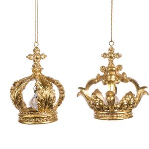 Елочная игрушка Золотая Корона Империи 9 см Goodwill (Гудвилл) фото 2