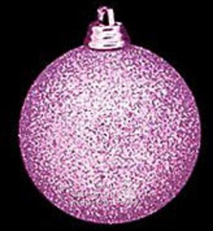 Пластиковый глянцевый шар 6 см фиолетовый Holiday Classics фото 1