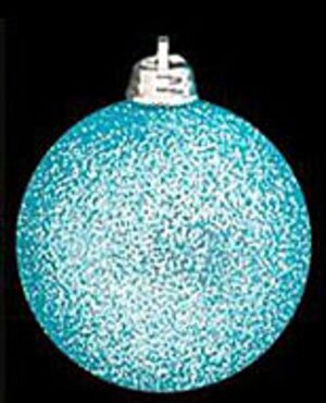Пластиковый глянцевый шар 6 см бирюзовый Holiday Classics фото 1
