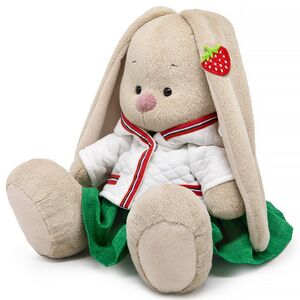 Мягкая игрушка Зайка Ми в курточке и с земляничкой на ушке 23 см Budi Basa фото 2