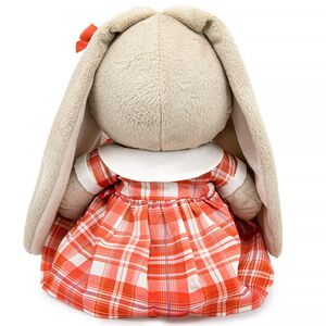 Мягкая игрушка Зайка Ми в платье в клетку 18 см Budi Basa фото 3