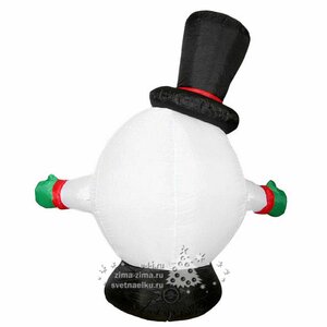 Надувная фигура Снеговик-колобок 1.2 м подсветка Торг Хаус фото 3