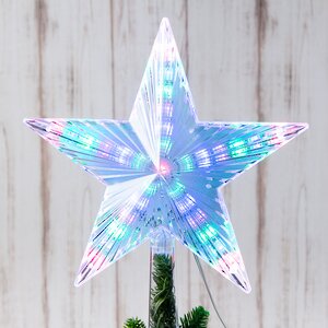 Светящаяся звезда на елку Starry Shine 21 см, 31 разноцветная LED лампа Snowhouse фото 2