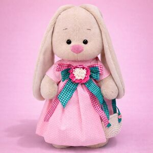 Мягкая игрушка Зайка Ми Розовая Дымка 32 см коллекция Модная История Budi Basa фото 1
