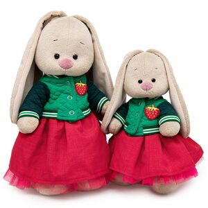 Мягкая игрушка Зайка Ми в бомбере с земляничкой 32 см Budi Basa (Буди Баса) фото 4