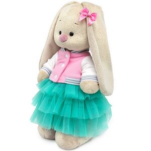 Мягкая игрушка Зайка Ми в бомбере и юбочке 25 см Budi Basa фото 2