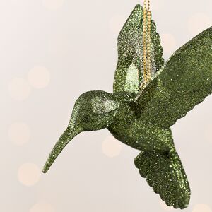 Елочная игрушка Колибри Shiny Green 10 см, подвеска Kurts Adler фото 2