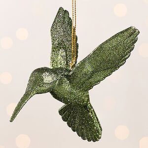 Елочная игрушка Колибри Shiny Green 10 см, подвеска Kurts Adler фото 4