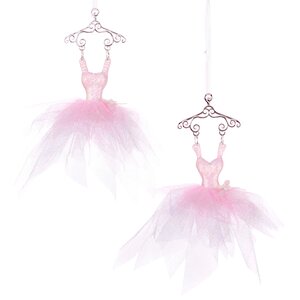 Елочная игрушка Платье Балерины 13 см, подвеска