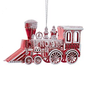Елочная игрушка Паровозик - Рождественский экспресс 7 см, подвеска Kurts Adler фото 2