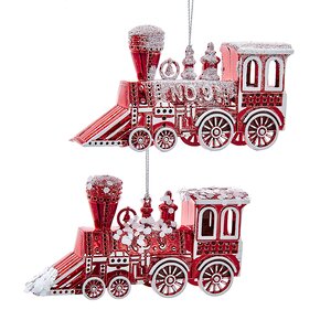 Елочная игрушка Паровозик - Рождественский экспресс 7 см, подвеска Kurts Adler фото 3
