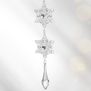 Елочная игрушка Снежинки Хрустальной Долины 21 см, подвеска Kurts Adler фото 5