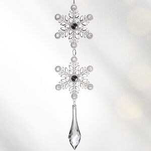 Елочная игрушка Снежинки Хрустальной Долины 21 см, подвеска Kurts Adler фото 3