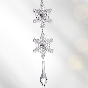 Елочная игрушка Снежинки Хрустальной Долины 21 см, подвеска Kurts Adler фото 7