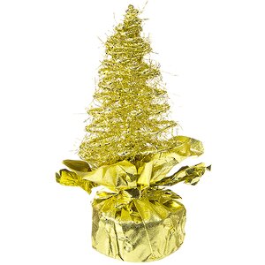 Елка настольная Сувенирная 15 см золотая Holiday Classics фото 1