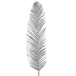 Декоративный лист Сияющий Мантерис 33 см, серебряный Peha фото 4