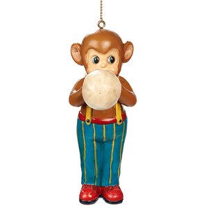 Елочное украшение "Циркачи-трюкачи", обезьянка, 10 см, подвеска Goodwill фото 1