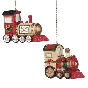Елочная игрушка Рождественский Поезд 10 см кремовый, подвеска Goodwill фото 2