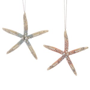 Елочная игрушка Морская Звезда Аушра 18 см нежно-голубая, подвеска Goodwill фото 2