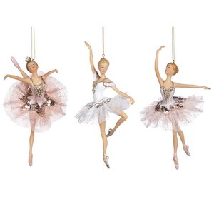 Елочная игрушка Балерина Карин - Danza di Toulouse 18 см, подвеска Goodwill фото 2