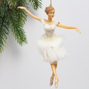 Елочная игрушка Балерина Оливия - Grand de Pazhe 19 см, подвеска Goodwill фото 1